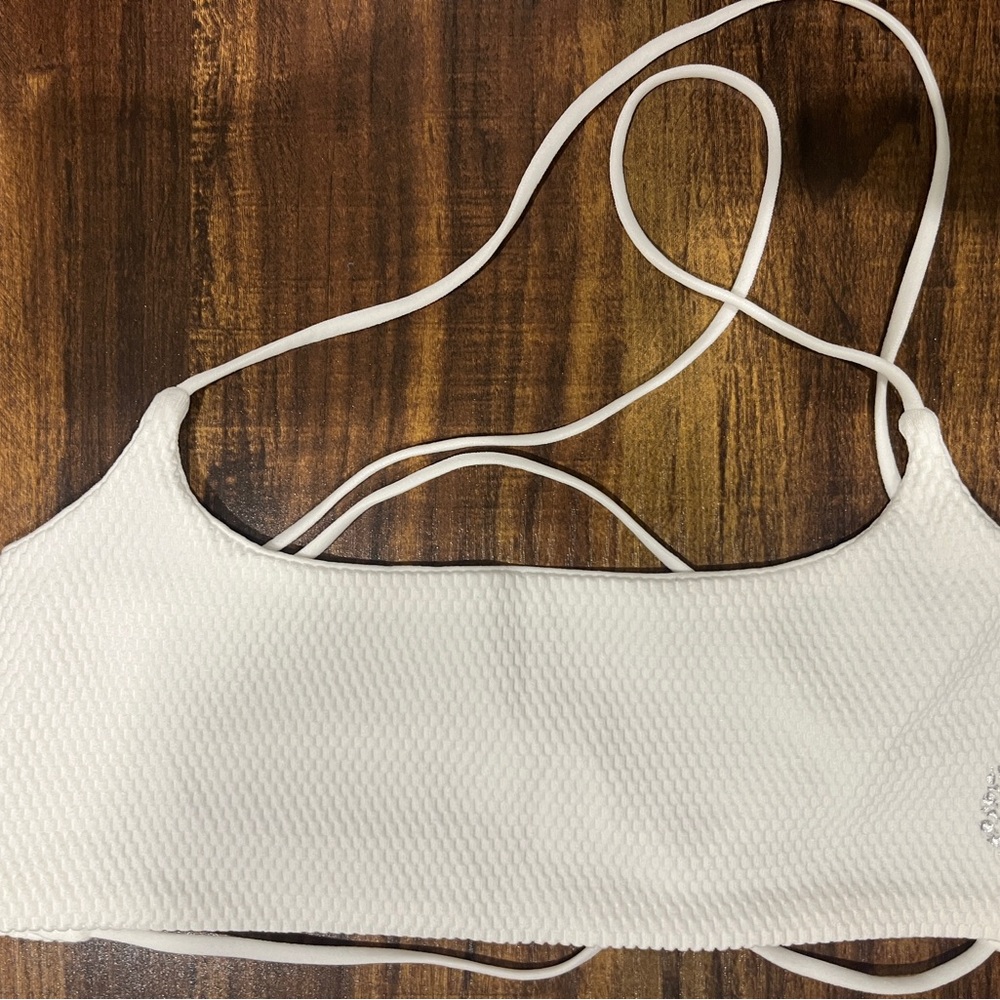 FP Movement by Free People White Textured Bra
